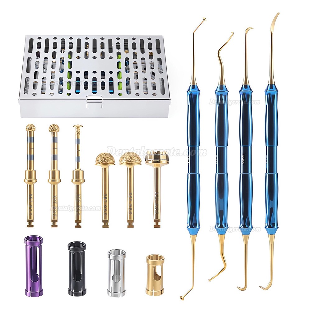 Implant Sinus-Lift Kit (DASK Kit) mit Implantat-Bohrstoppern und Sterilisationsbox